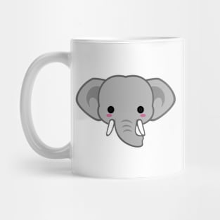 Cute Asian Elephant With Tusks Mug